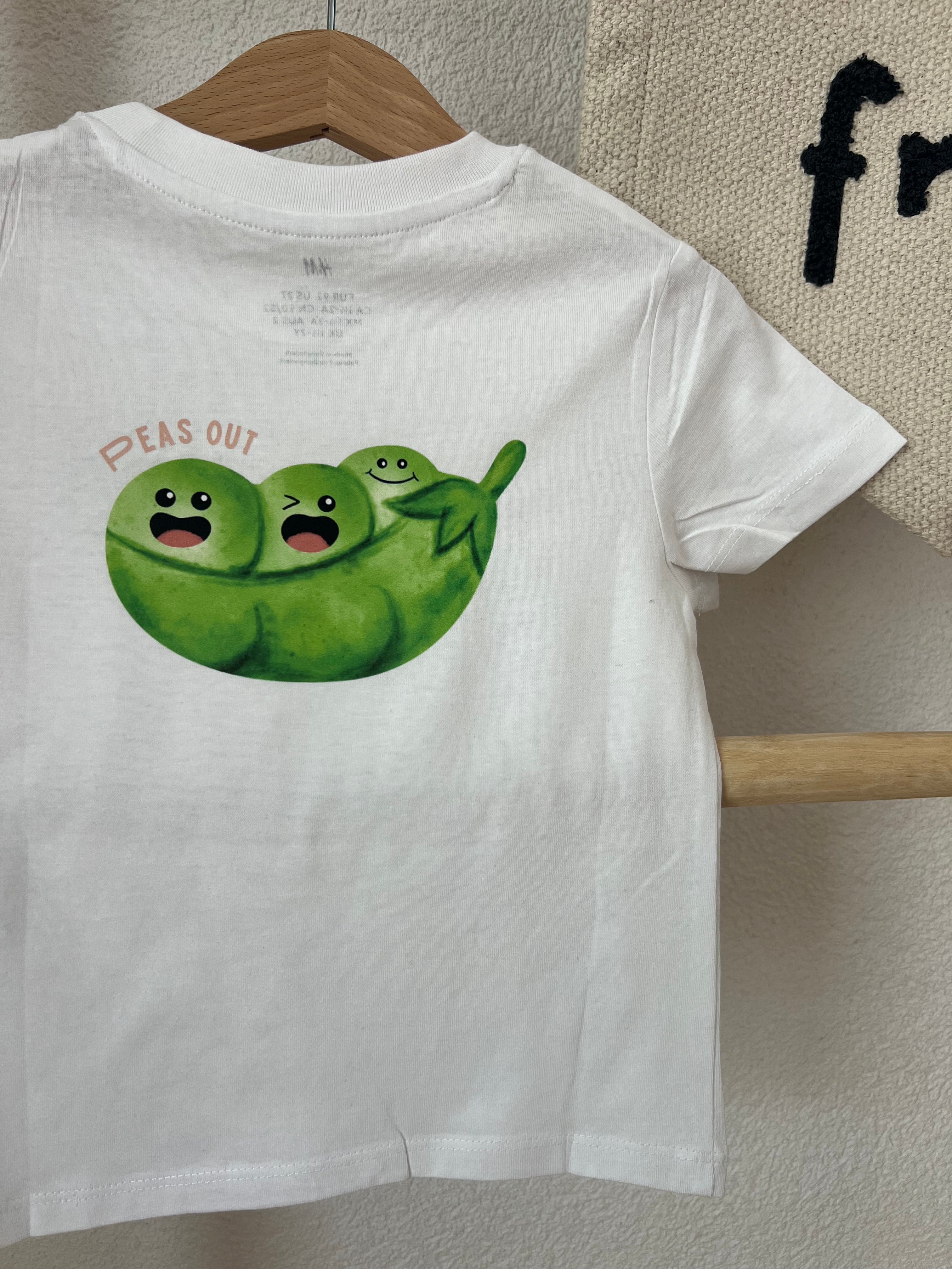 Peas Out Bügelbild Set • Front & Backprint für Kinder Shirts