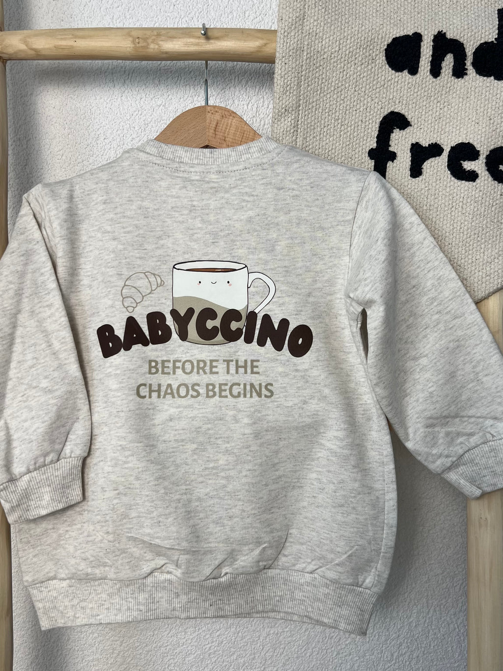 Babyccino Bügelbild • Coffee Print für Kinder Shirts