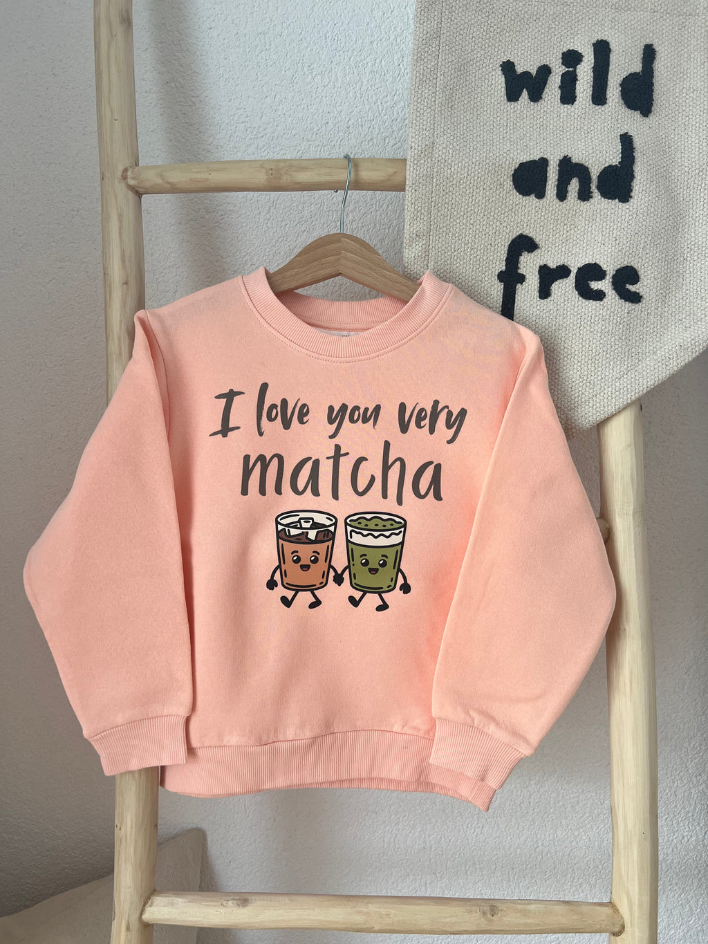 I love you very matcha Bügelbild • Matcha & Coffee Print für Shirts