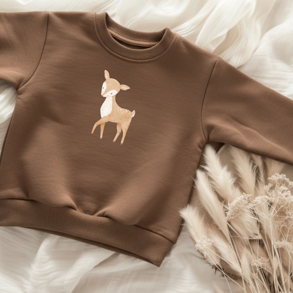 Little Wild One Bügelbild | Waldtiere Aufbügler Fuchs Reh Hase | A5