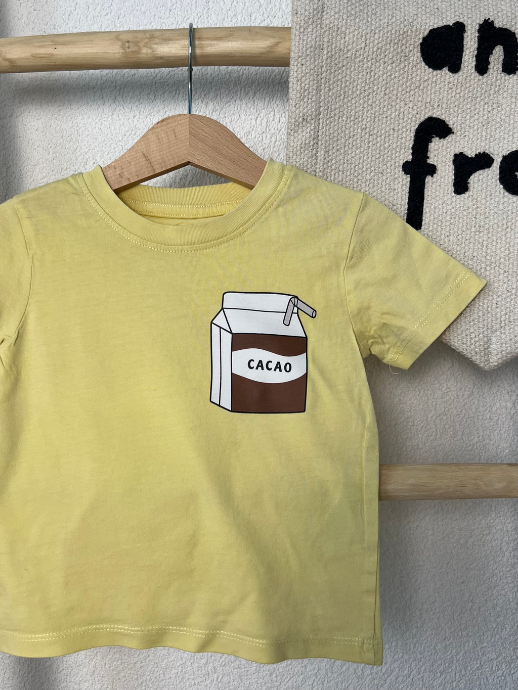 Cacao Bügelbild klein • Mini Print für Kinder Shirts
