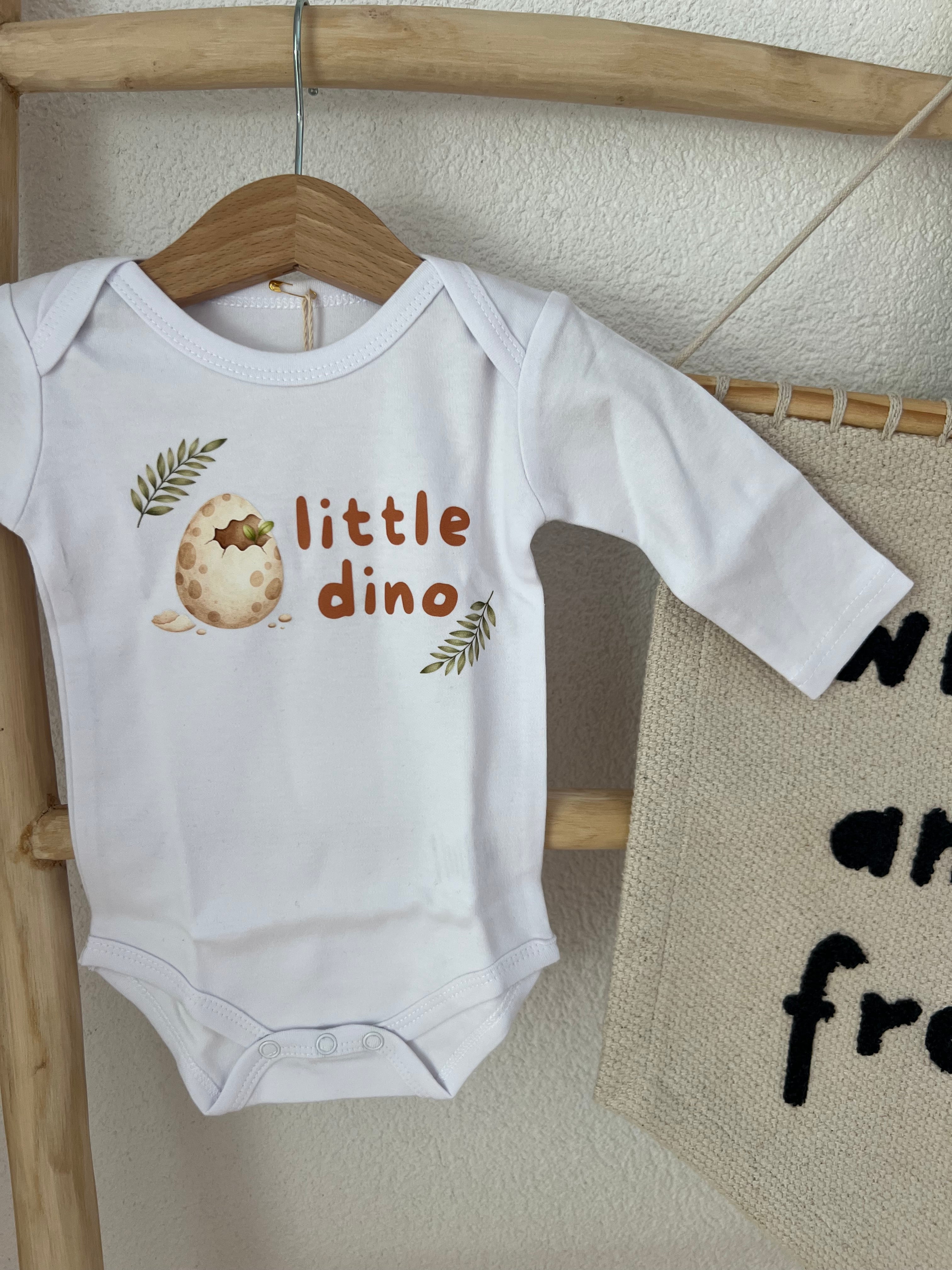Little Dino Bügelbild | Aufbügler Dinosaurier Kinder T-Rex Stegosaurus | A5