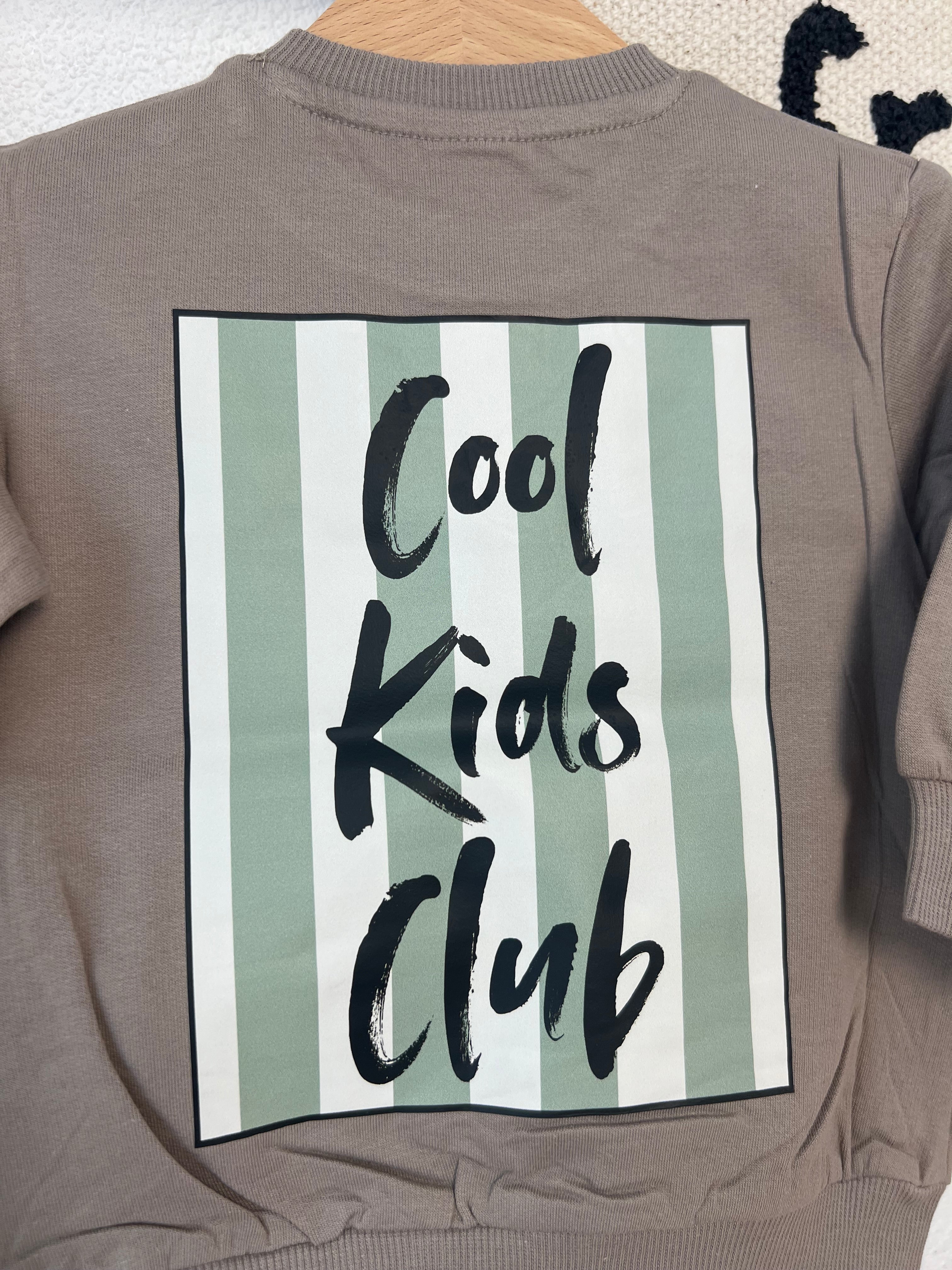 Cool Kids Club Bügelbild groß • Statement Print für Kinderkleidung