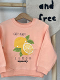 Easy Peasy Lemon Squeezy Bügelbild • Sommer Zitronen Print Kinder