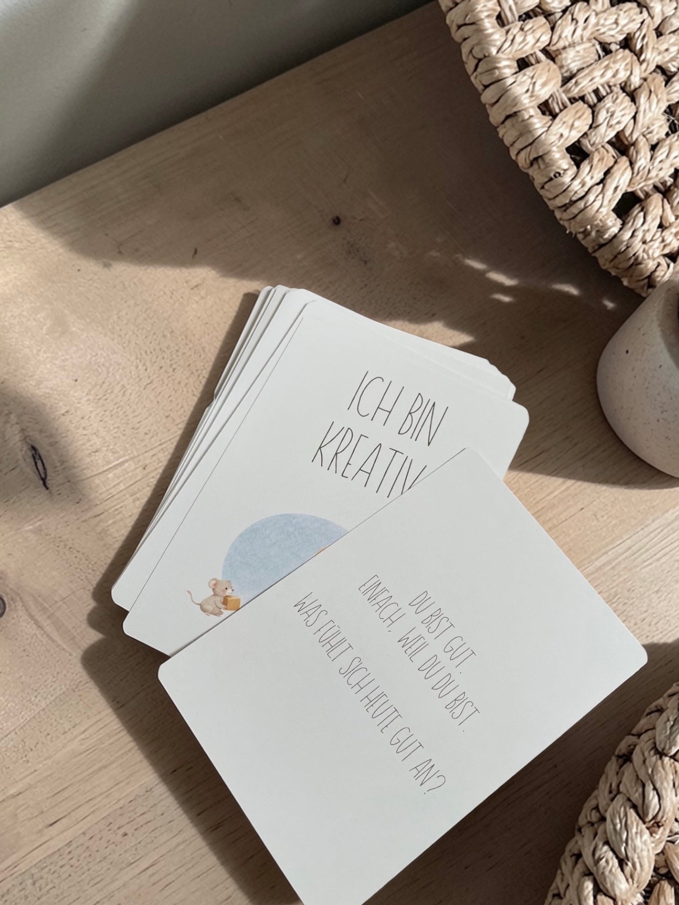 20 Affirmationskarten Mädchen 3–5 Jahre A6