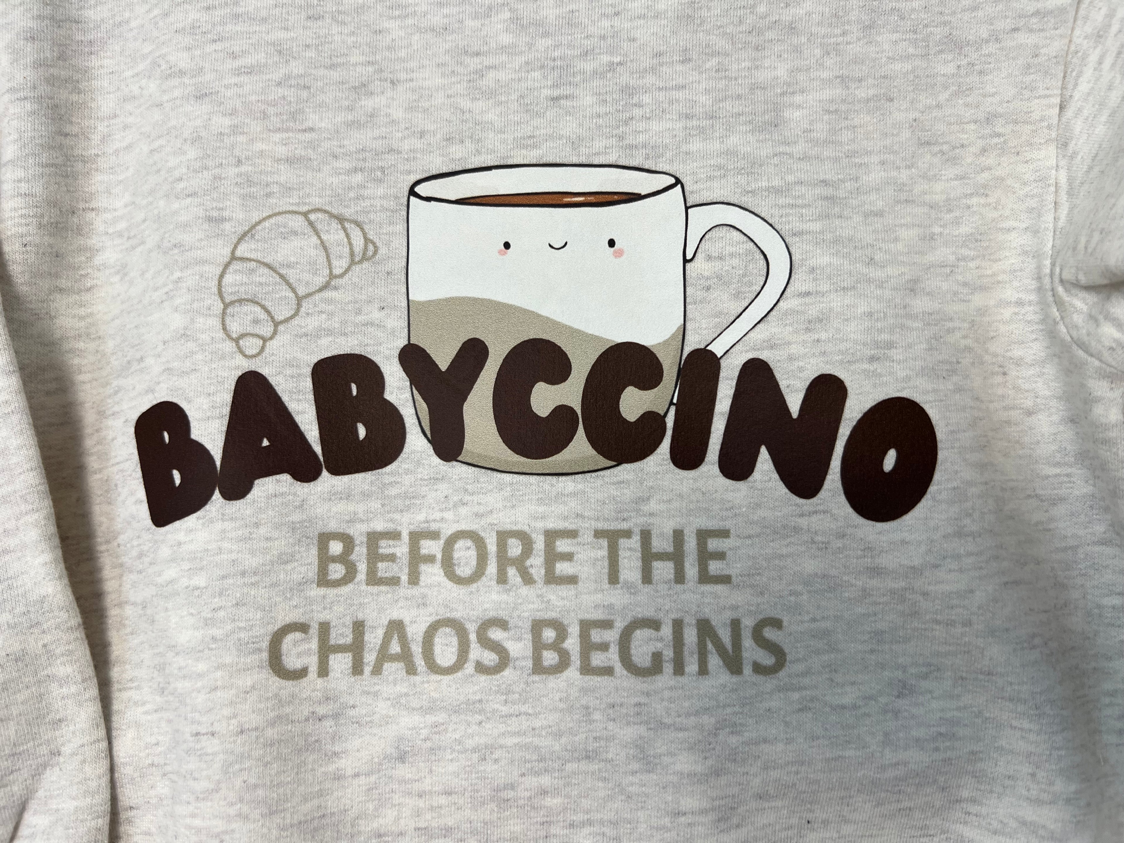 Babyccino Bügelbild • Coffee Print für Kinder Shirts