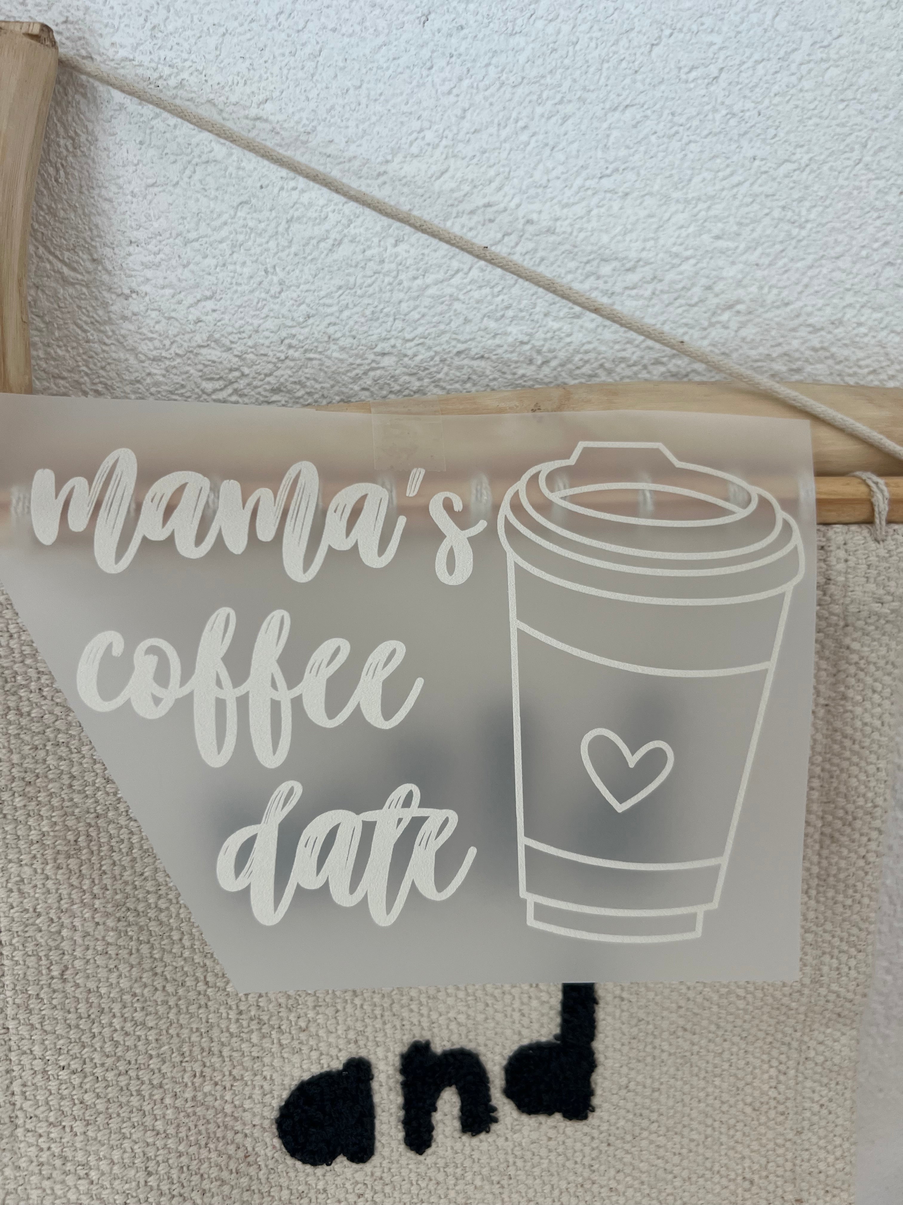Mama’s Coffee Date Bügelbild