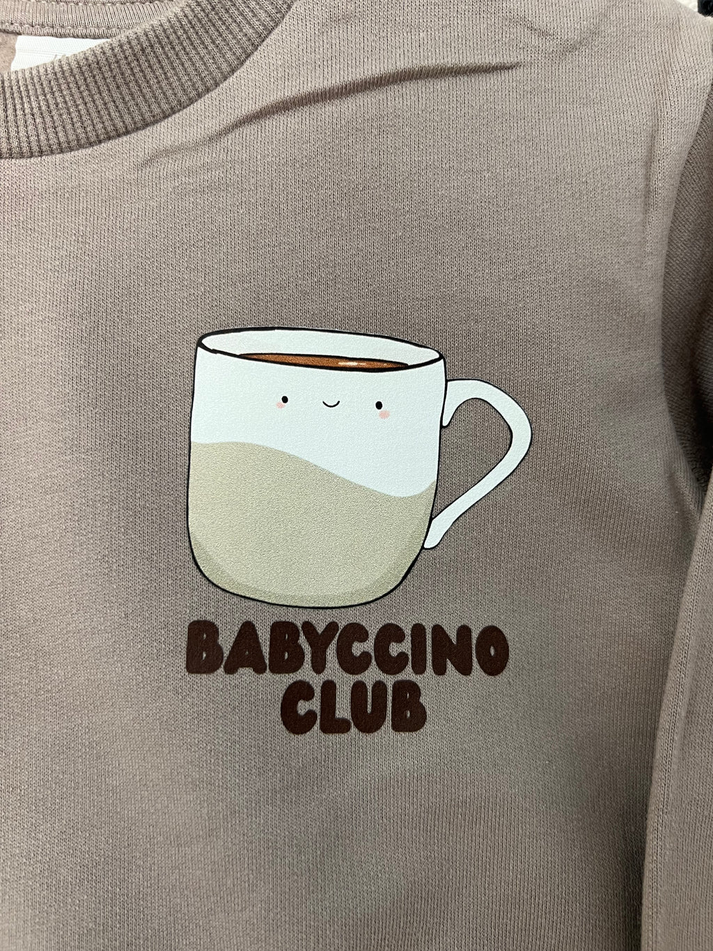 Babyccino Club Bügelbild | Vorder & Rückenprint | DTF Transfer Kinderkleidung