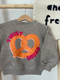 Twist Squad Bügelbild | Brezel Vorder & Rückenprint | DTF Transfer Kinderkleidung