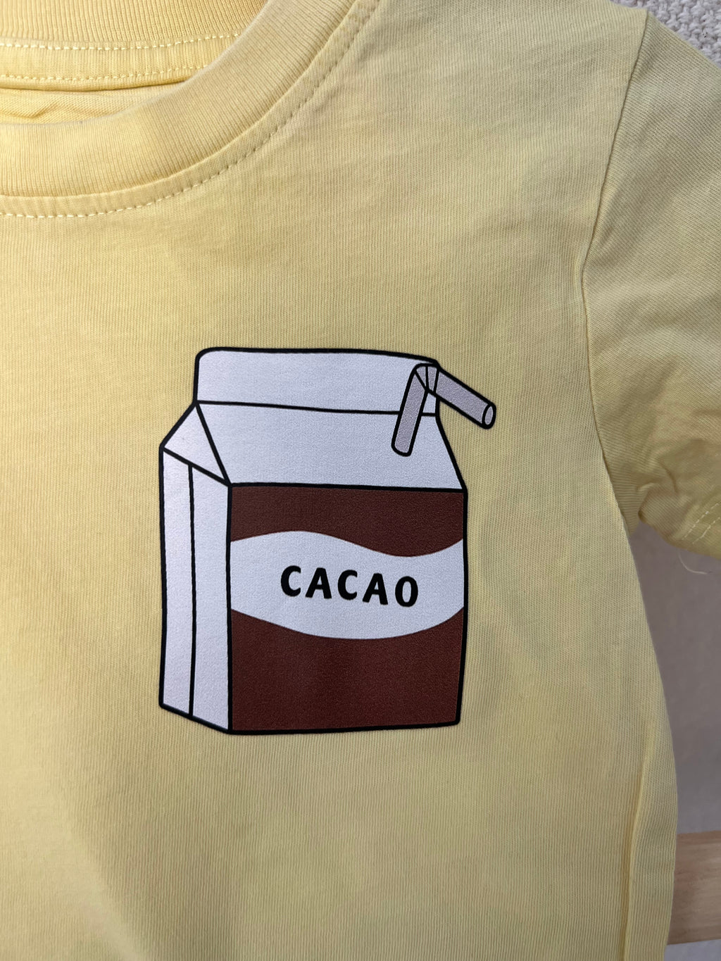 Cacao Bügelbild klein • Mini Print für Kinder Shirts