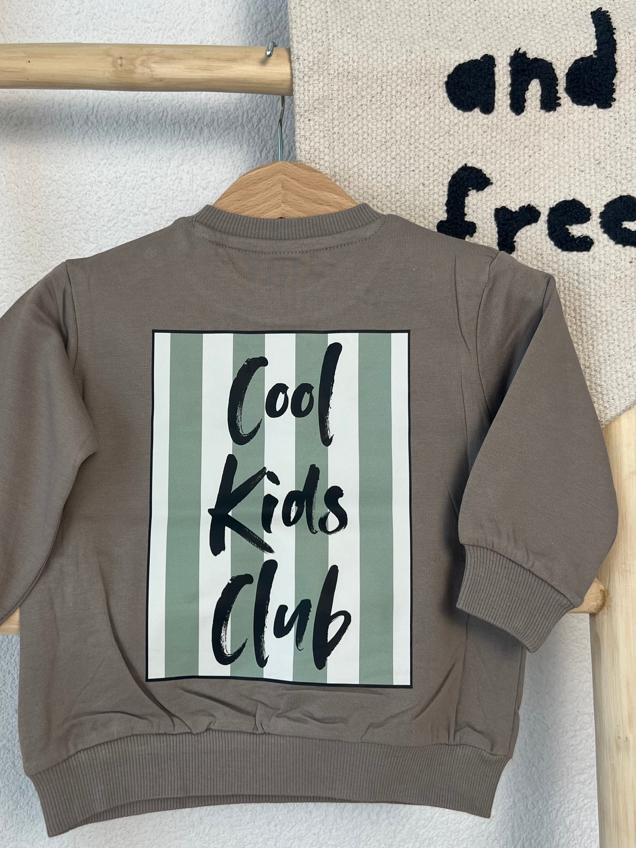 Cool Kids Club Bügelbild groß • Statement Print für Kinderkleidung
