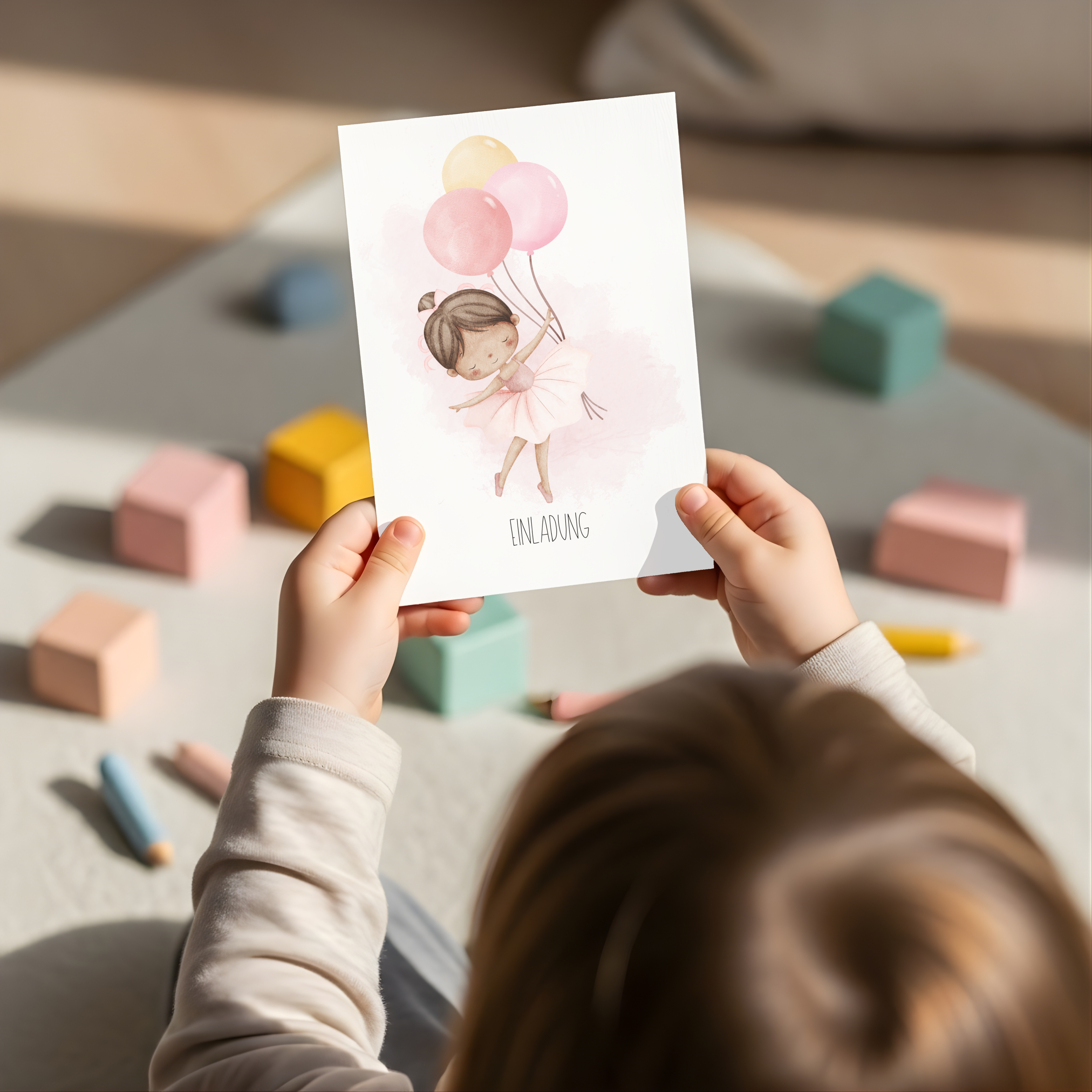 Ballerina Einladung Kindergeburtstag