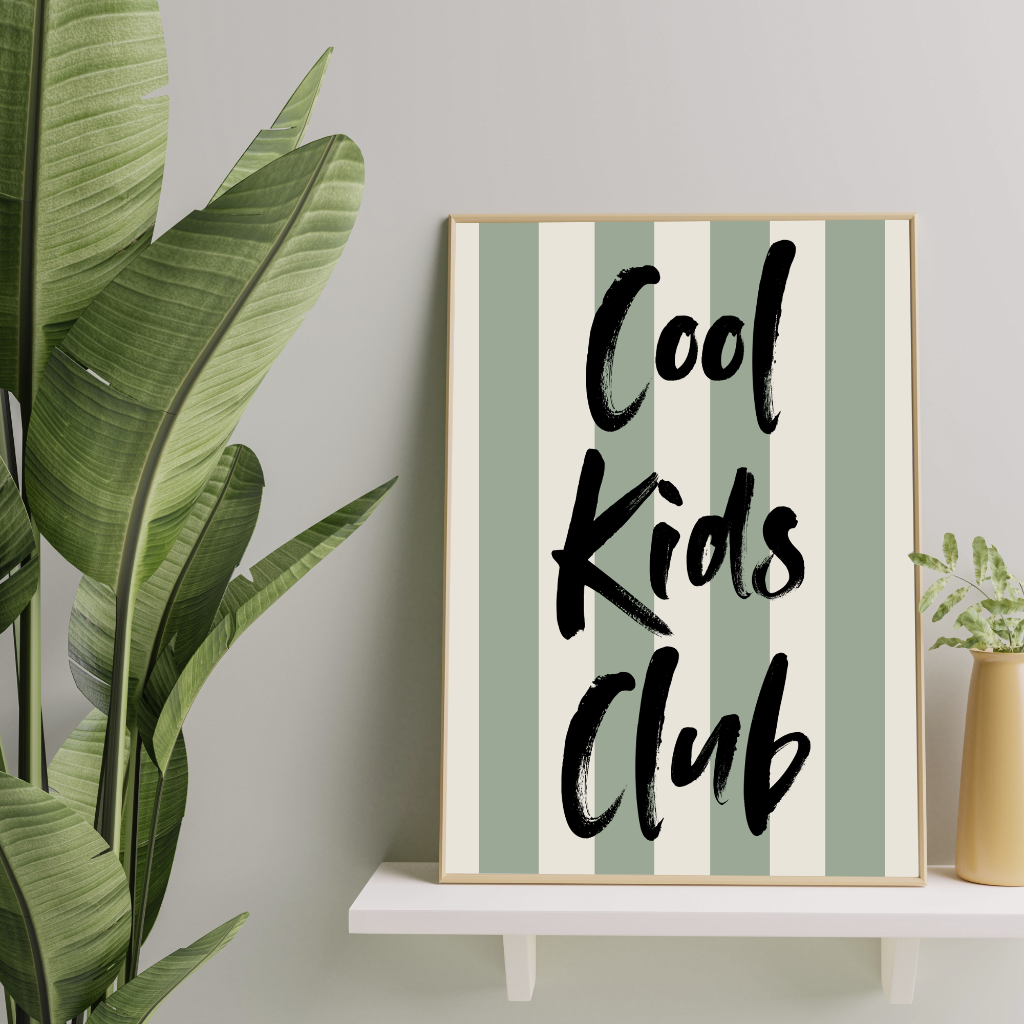 Cool Kids Club Poster A4