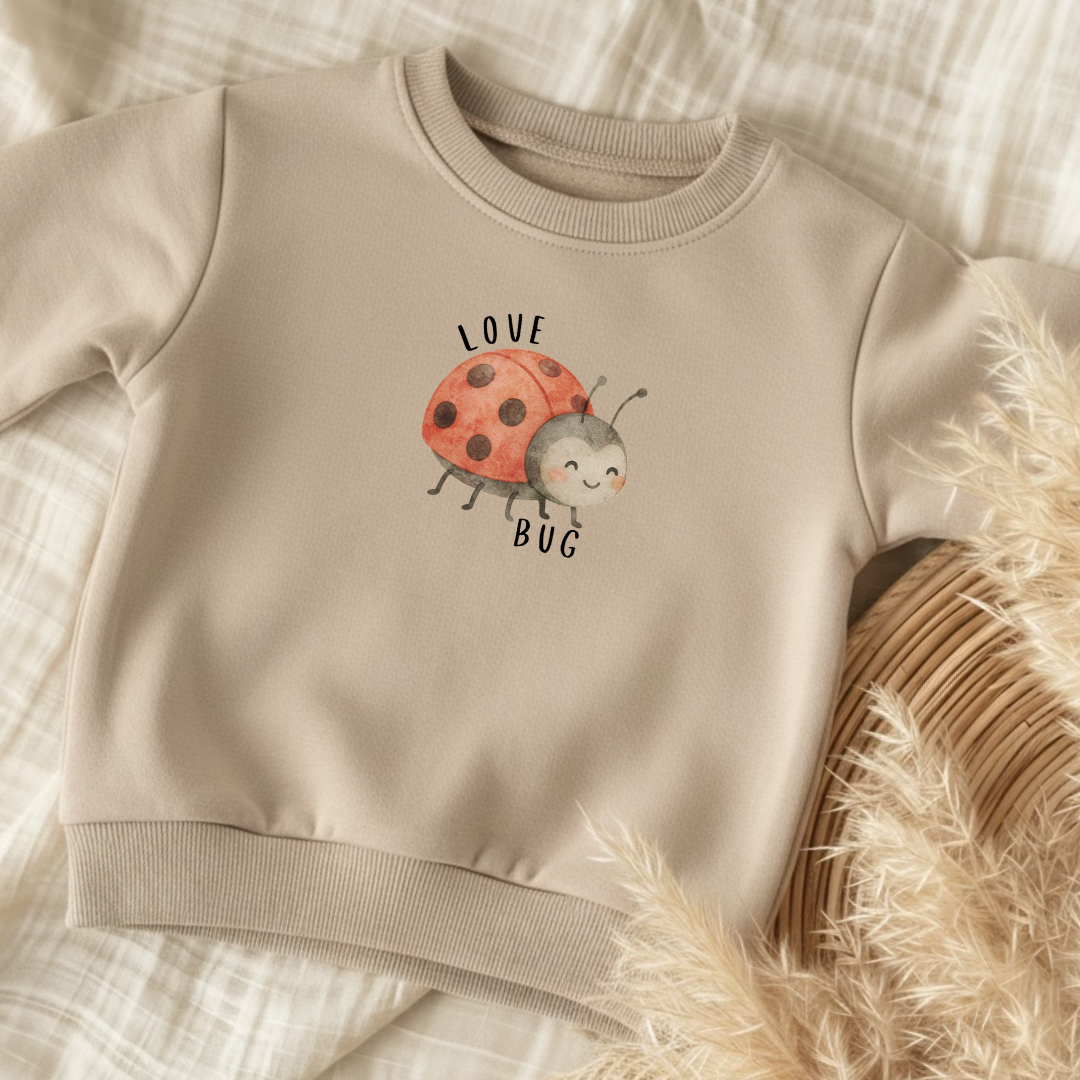 Bügelbild „Love Bug“ | Marienkäfer Bügelbild