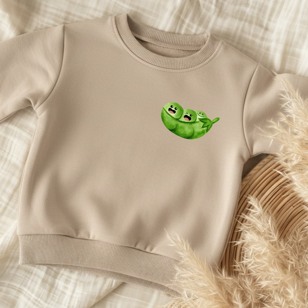 Peas Out Bügelbild Set • Front & Backprint für Kinder Shirts
