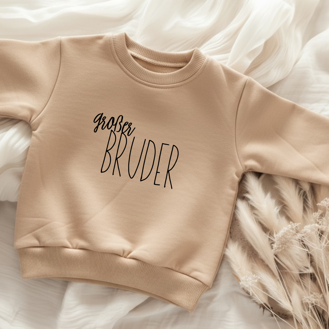 Großer Bruder / Große Schwester Bügelbild • Geschwister Shirt Print