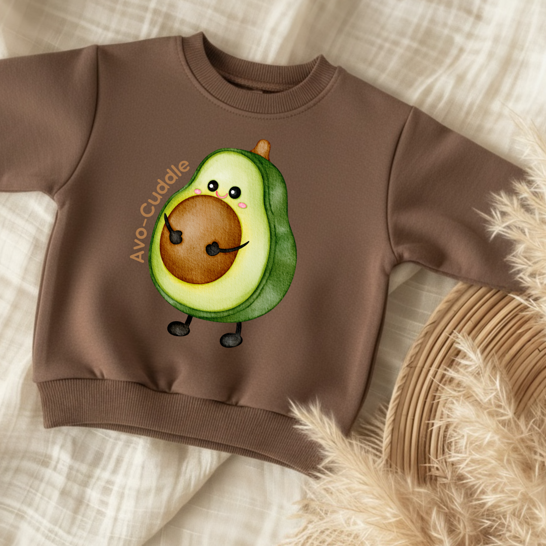 Avo-Cuddle Bügelbild | Avocado Bügelbild Kinder
