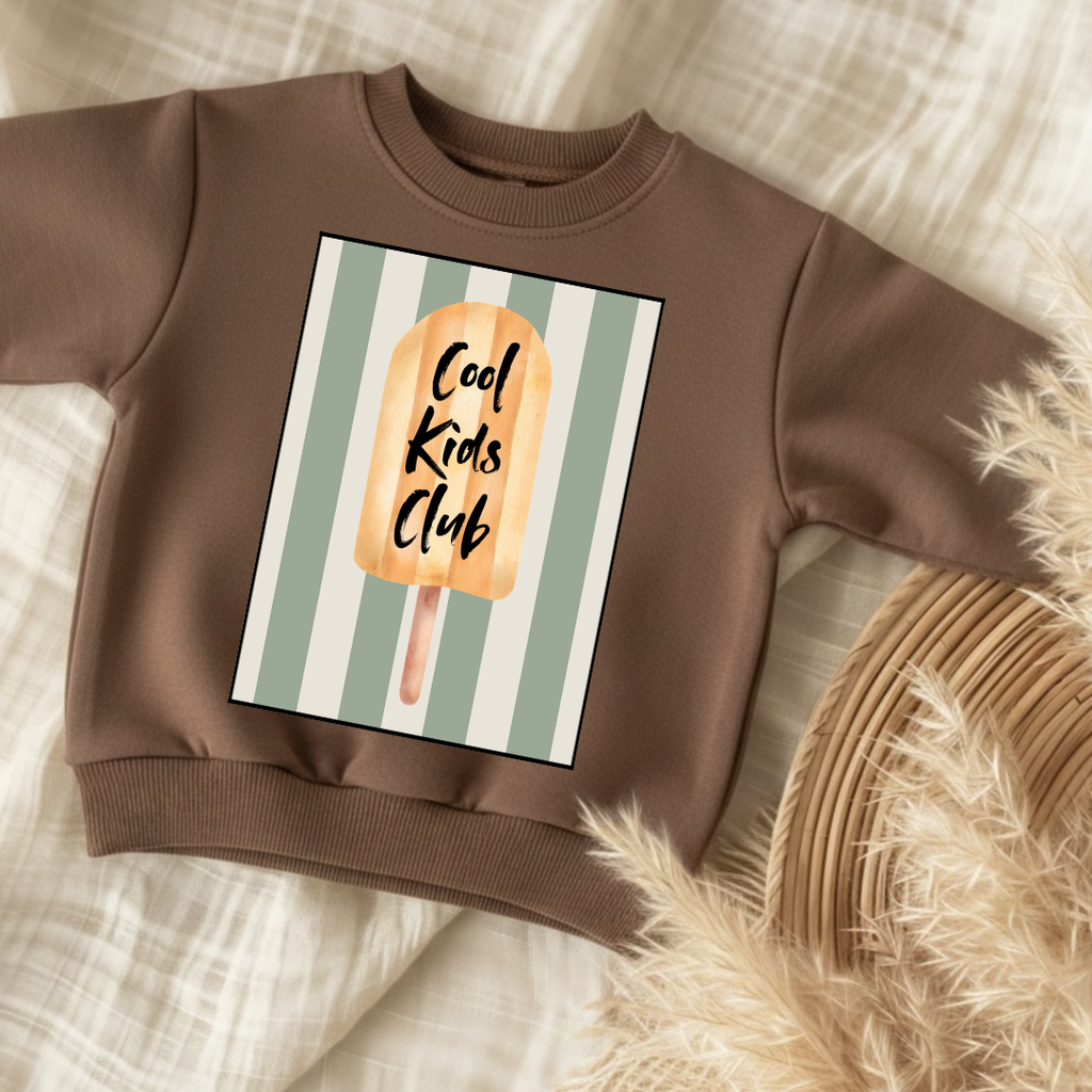 Cool Kids Club Bügelbild groß • Kinder Shirt Statement Print