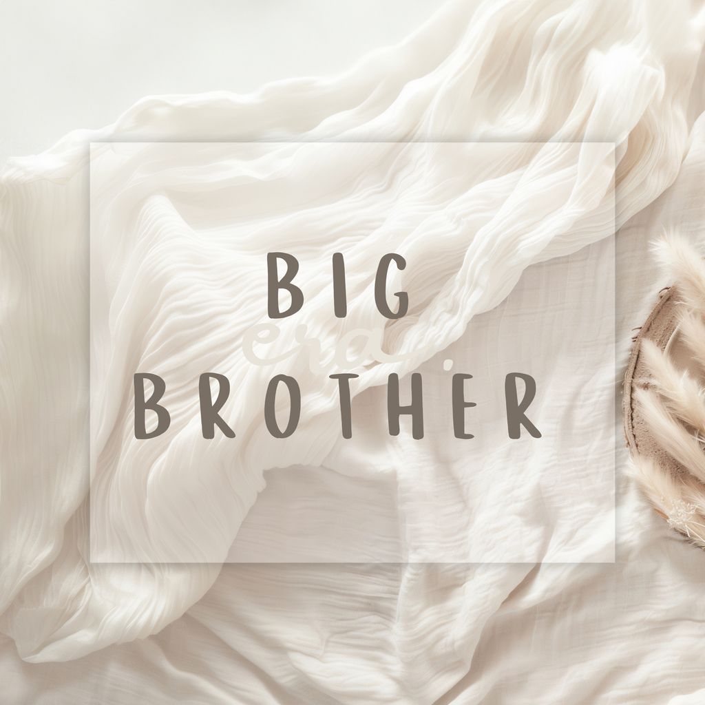 Big Brother / Big Sister Bügelbild • Geschwister Ankündigung Shirt Print