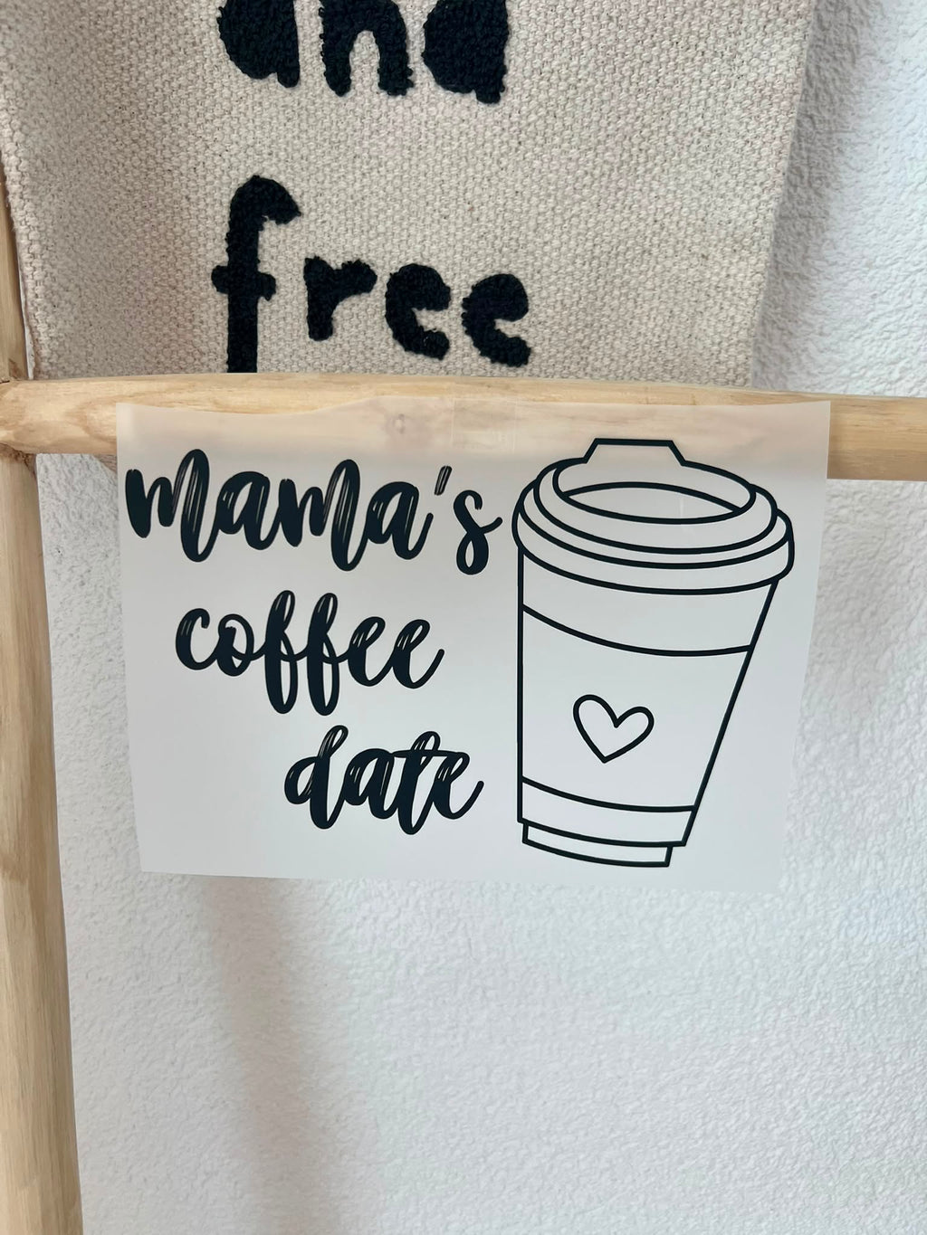 Mama’s Coffee Date Bügelbild