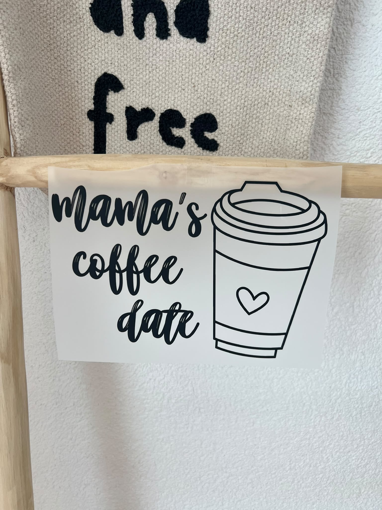 Mama’s Coffee Date Bügelbild